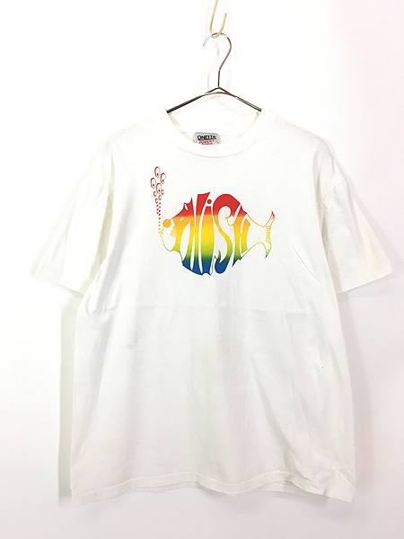 古着 90s PHiSH フィッシュ ツアー ジャム ロック バンド Ｔシャツ L 古着_画像1