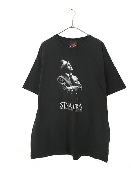 古着 90s USA製 Frank Sinatra 俳優 ジャズ ミュージック フォト Tシャツ XL 古着