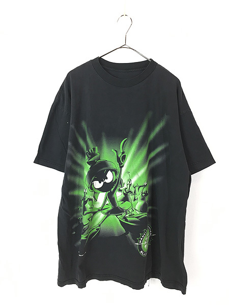 古着 90s LOONEY TUNES Marvin the Martian マービン Tシャツ XL位 古着