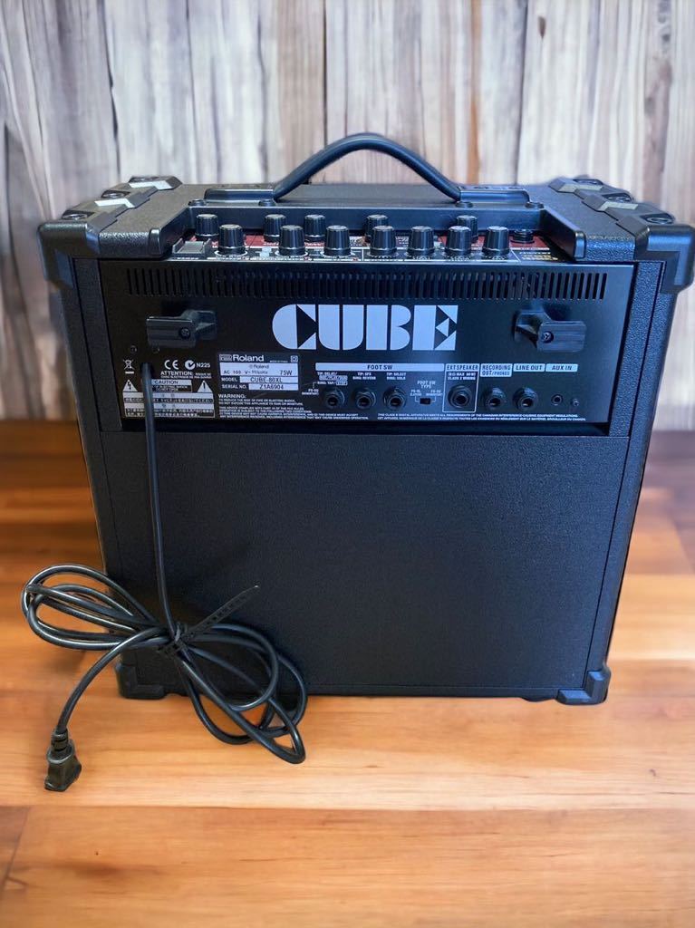 生産終了品 貴重 Roland ローランド ギターアンプ CUBE-80XL-