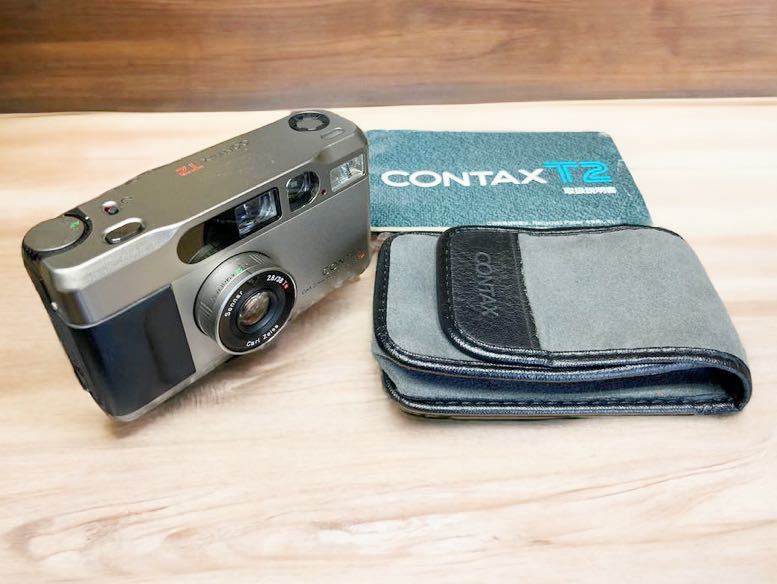 CONTAX コンタックス T2 DATA BACK ストラップ 取説 ポーチ カメラ