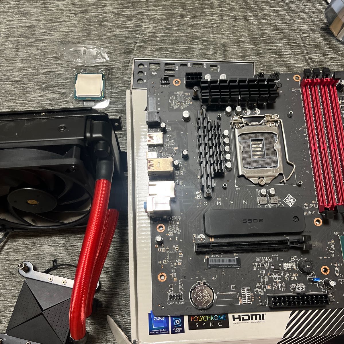 Core i9 9900K マザーボード 簡易水冷cpu クーラー OMEN