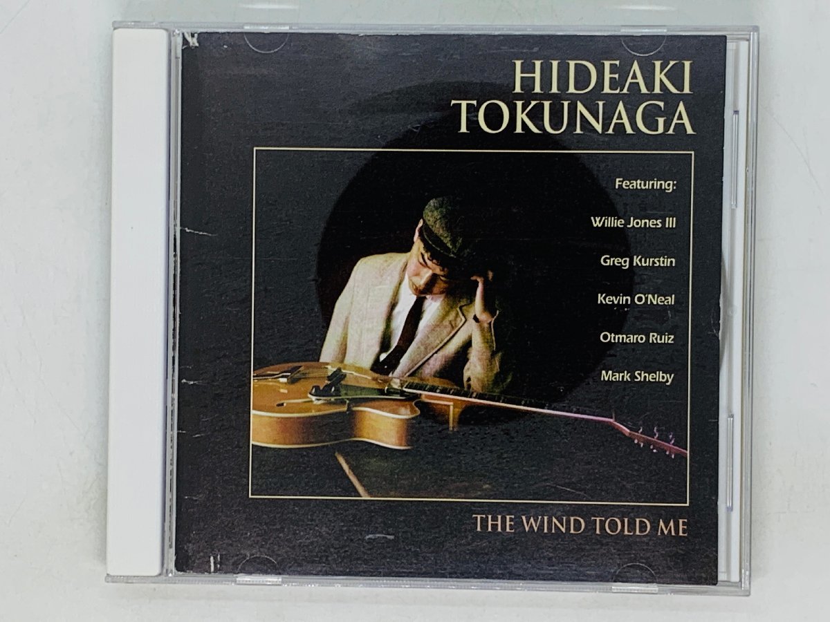 即決CD 徳永英影 / THE WIND TOLD ME / ジャズ・ギター / JAZZ GUITAR / HIDEAKI TOKUNAGA レア S03_画像1