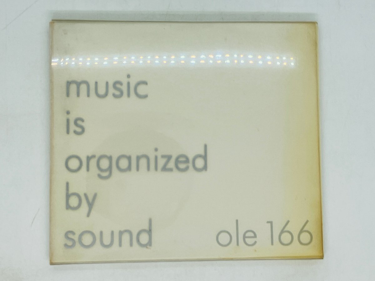 即決CD ピチカート・ファイブ Pizzicato Five / music is organized by sound / ole 166 / Z39_画像1