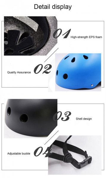  woman man child safety helmet bicycle outdoor mountain horse riding protection hat [BU] [L(59-62cm)]