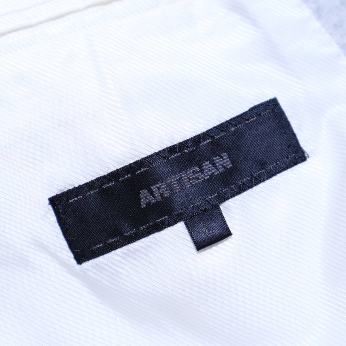 新品同様品◎定価１５万円 コムサ最高級ライン「ARTISAN/アルチザン」トロトロのカシミヤ100％ 美しいビーバー仕上げ チェスターコート L_画像6