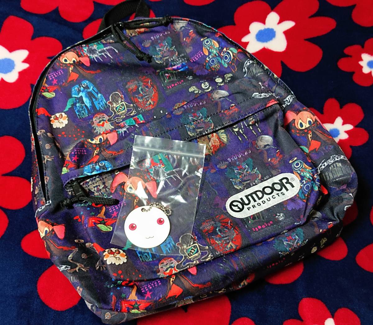 ☆【ネームタグ付き】劇場版 魔法少女まどか☆マギカ OUTDOOR DAY PACK リュック バックパック アウトドア まどか マギカ キュゥべえ☆ 