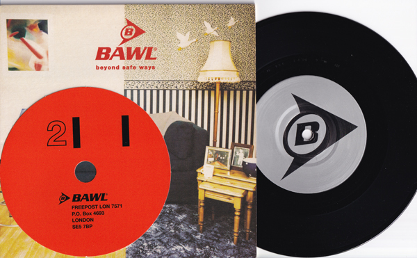 輸入7inch☆ BAWL Beyond Safe Ways（限定 カード付 UK Dependent DEPE004）_画像1