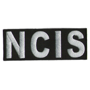 ＮＣＩＳ　ネイビー犯罪捜査班（黒地）　刺繍ワッペン_画像1