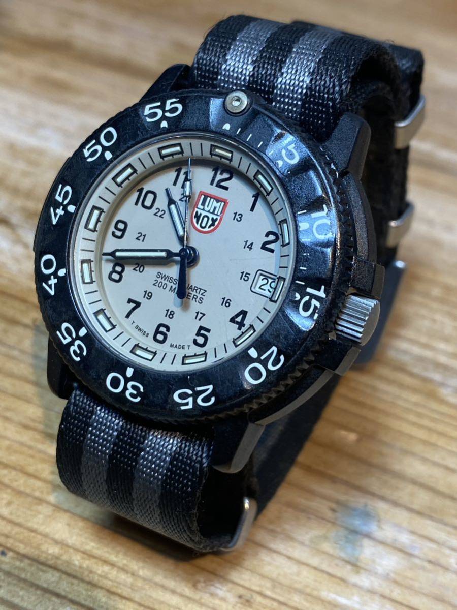 電池交換済 LUMINOX ルミノックス ネイビーシールズ3900 3-HMBM