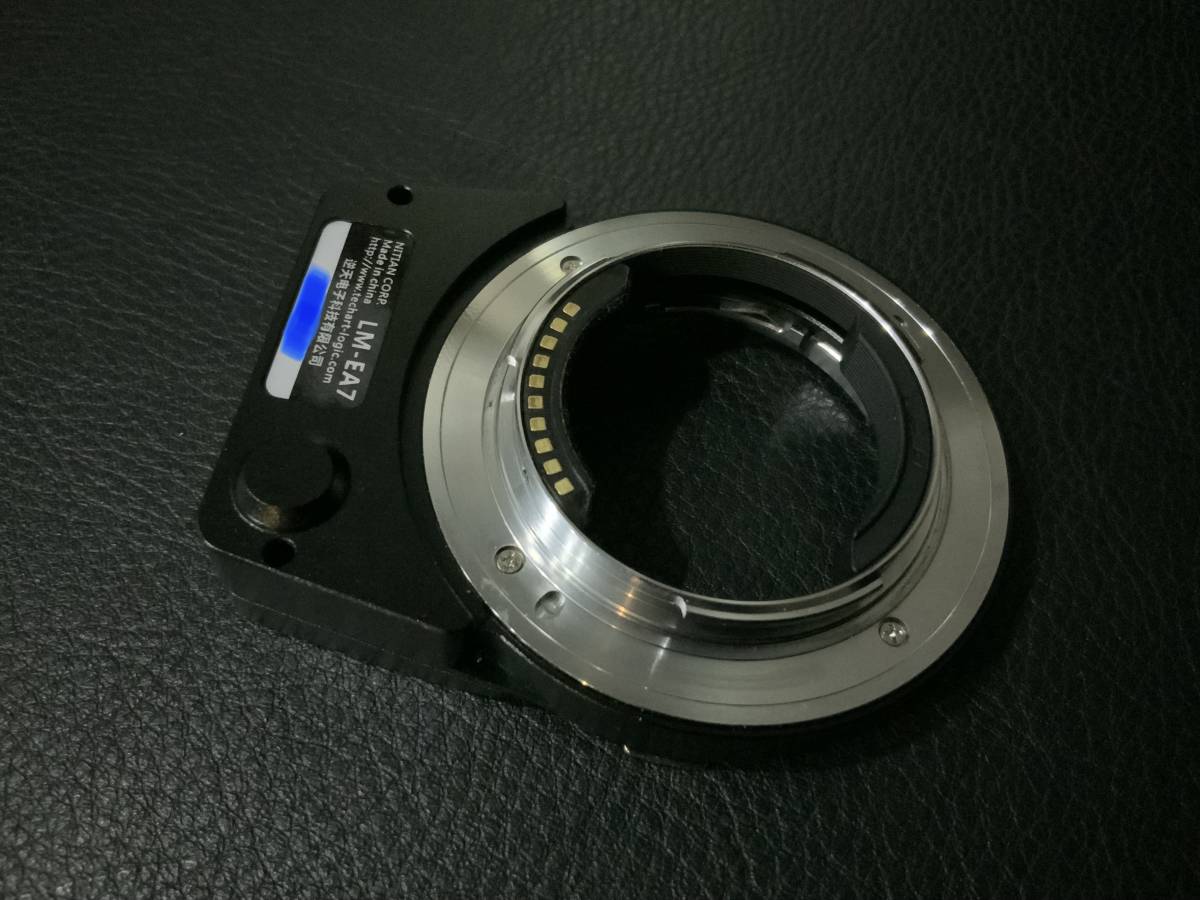 売れ筋】 TECHART(テックアート)LM-EA7 ソニーα.Eマウント電子