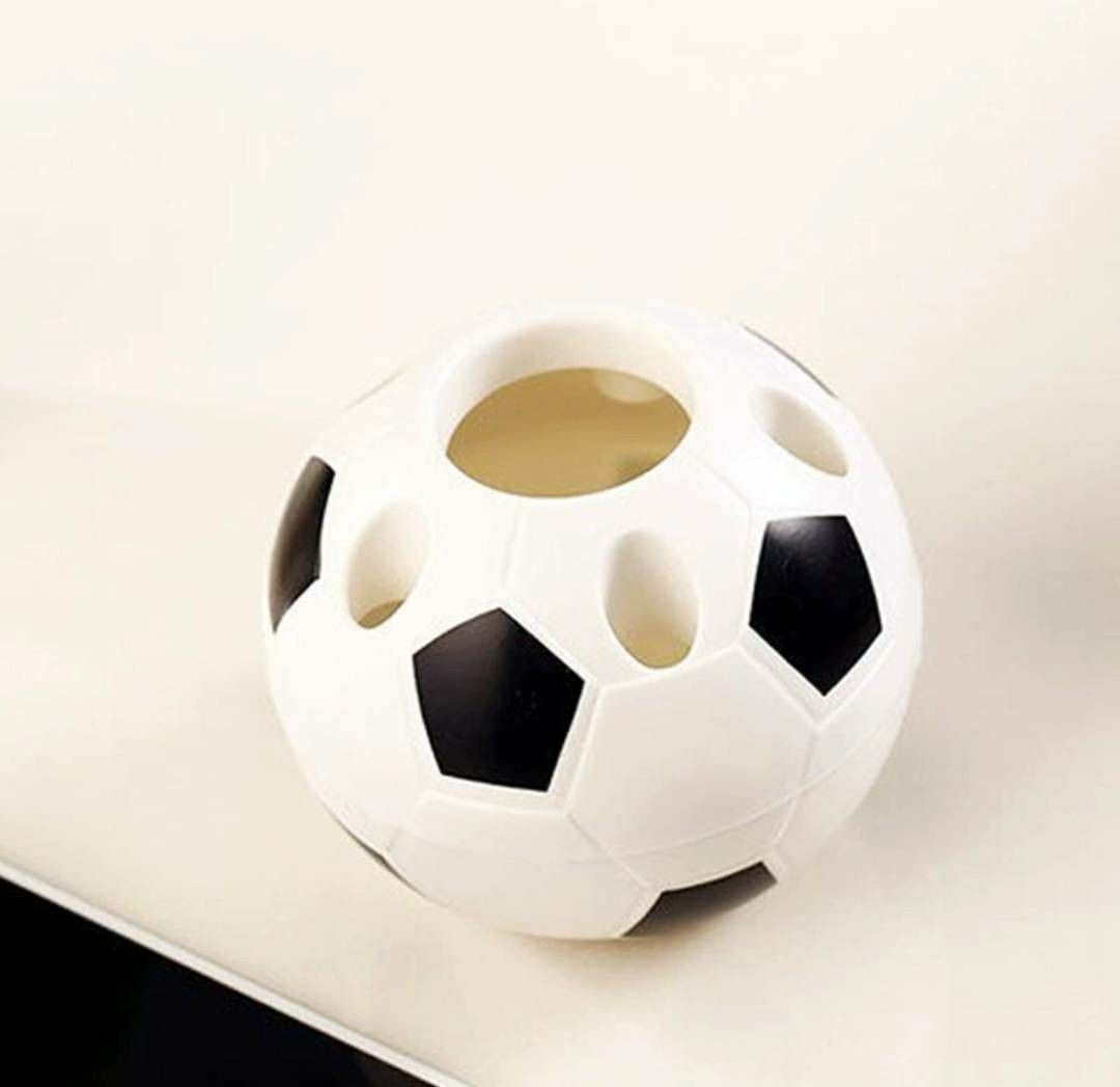 新学期 ペン立て サッカー ボール 収納  卓上 文房具 こども   キッズ 事務用品 プレゼント