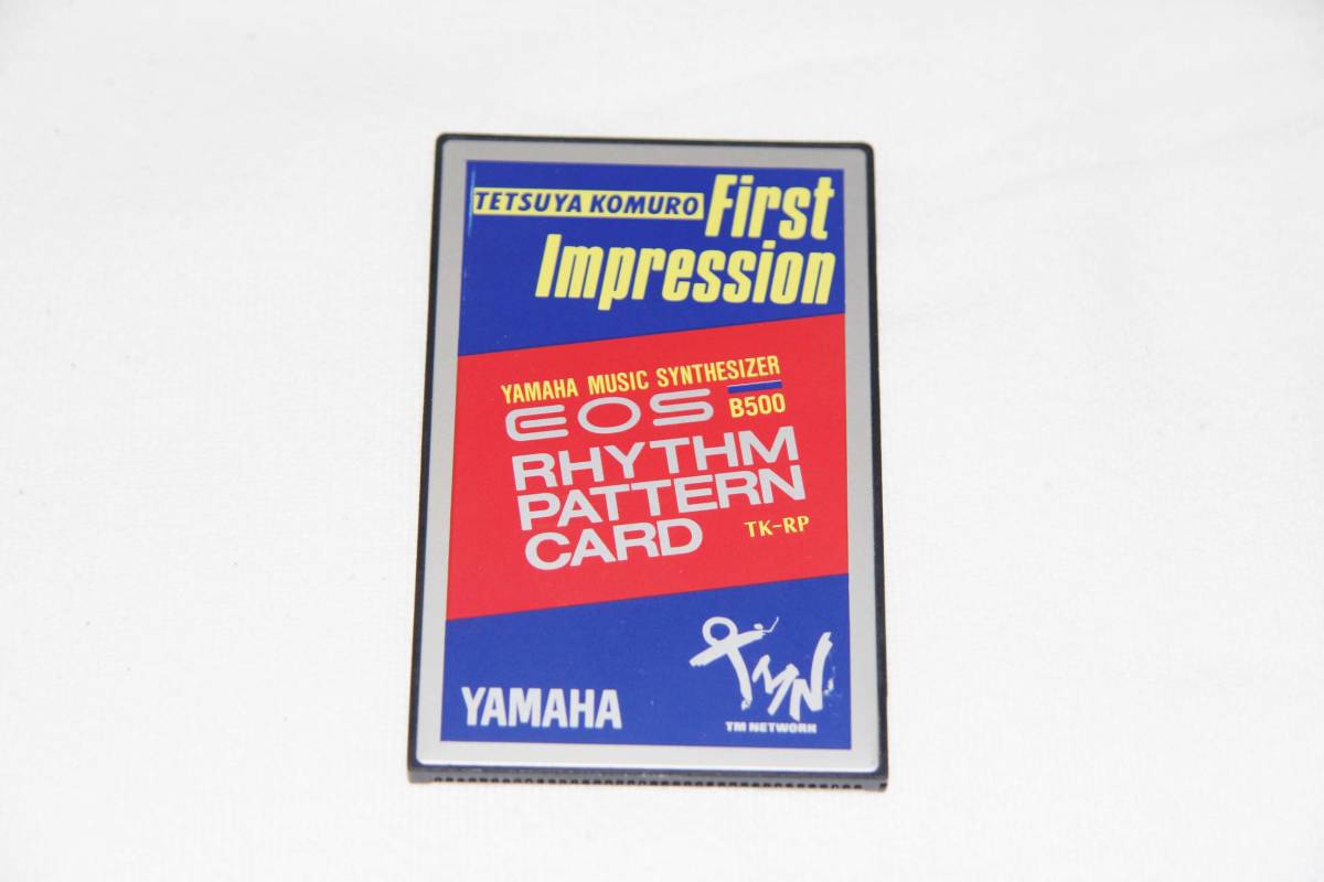 ★　送料無料！　★　YAMAHA　ヤマハ　EOS　B500用　小室哲哉　リズムパターンカード　RHYTHM PATTERN CARD 【 TK-RP 】_画像1