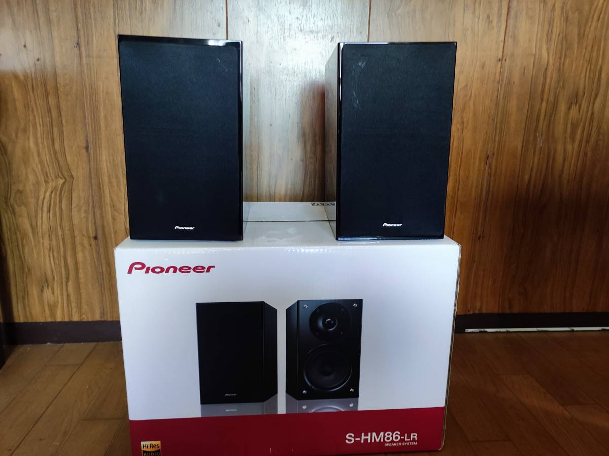 パイオニア ハイレゾ対応ステレオスピーカー Pioneer S-HM86-LR