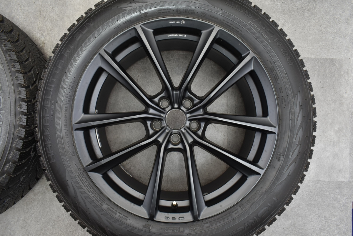 【希少サイズ 超バリ溝】ブレイトン BR-I 20in 9J +35 PCD112 ノキアン ハッカペリッタSUV 255/55R20 BMW G07 X7 i20 iX スタッドレス_画像4