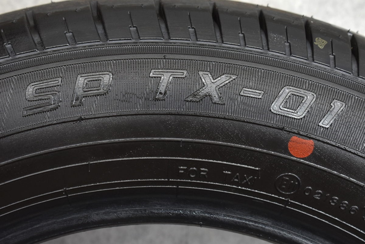 【2023年製 イボ・ライン付き】ダンロップ SP TX-01 185/65R15 サマータイヤ 4本 ジャパンタクシー アクア プリウス フリード フィット_画像4