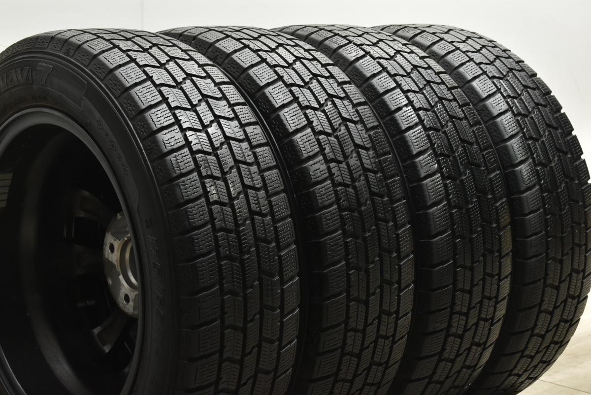 【美品】シビラネクスト 15in 5.5J+42 PCD100 グッドイヤー アイスナビ7 175/65R15 アクア ヴィッツ フィット キューブ スイフト 送料無料_画像7