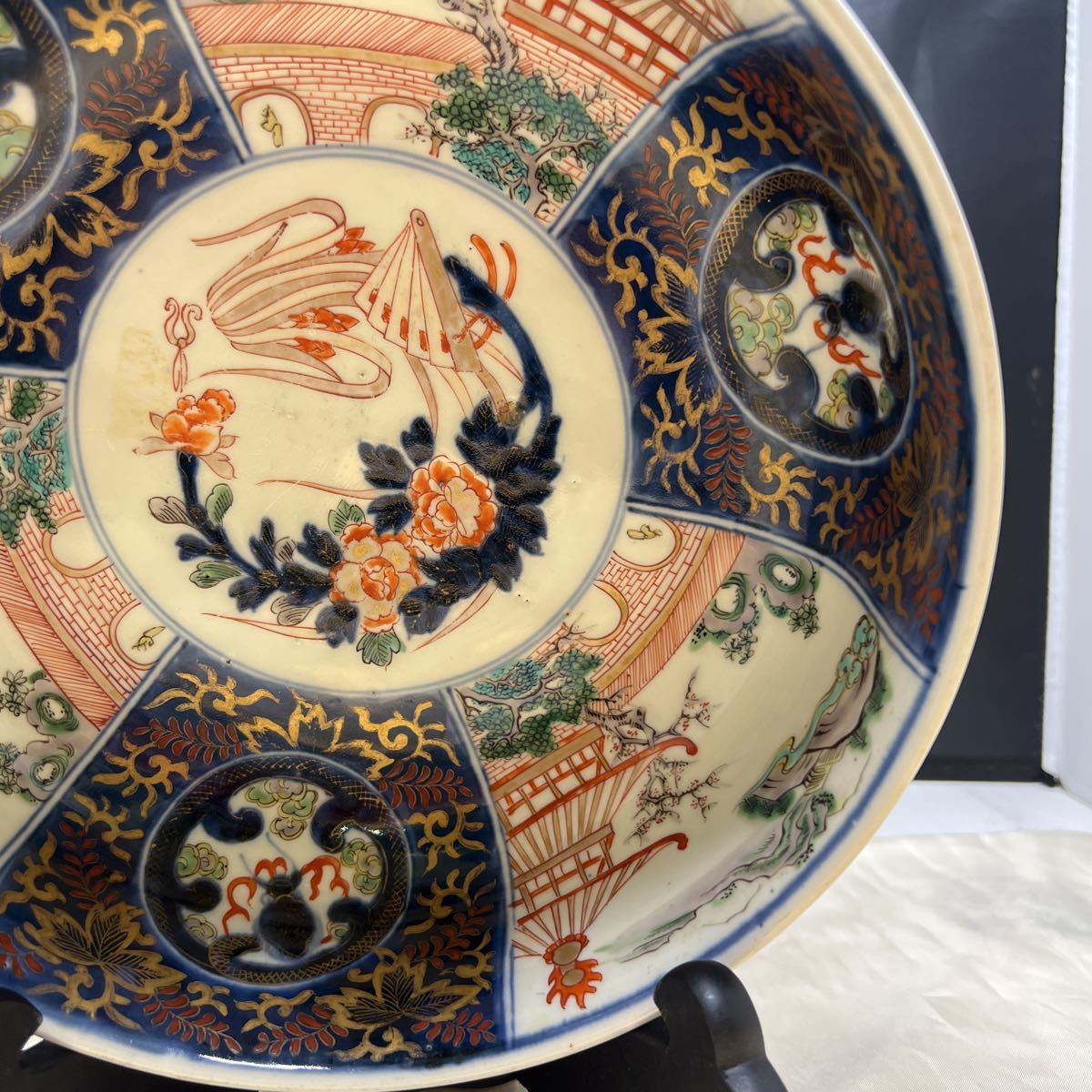 古伊万里 飾り皿 冨貴長春 お皿骨董品 | JChere雅虎拍卖代购