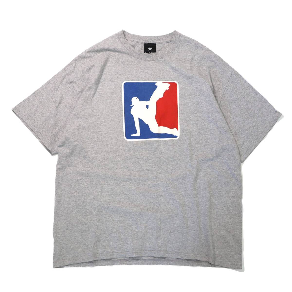 気質アップ グレー Tシャツ プリント ダンサー トリコロール SOY Y2K