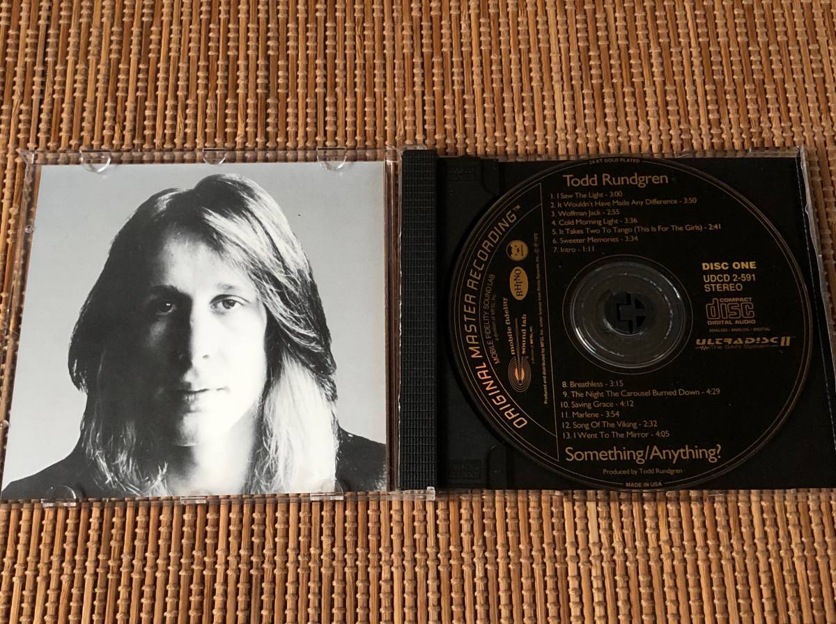 Todd Rundgren Something/Anything? 24k GOLD ゴールドCD 2枚組 mfsl mobile fidelity モービル・フィデリティ トッド・ラングレン UTOPIA_画像4