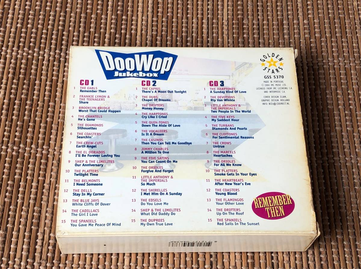 DooWop Jukebox Remember Then 中古CD 3枚組 2004年発売 The Earls Frankie Lymon Chantels Drifters Harptones Cadillacs Dells Edsels_画像2