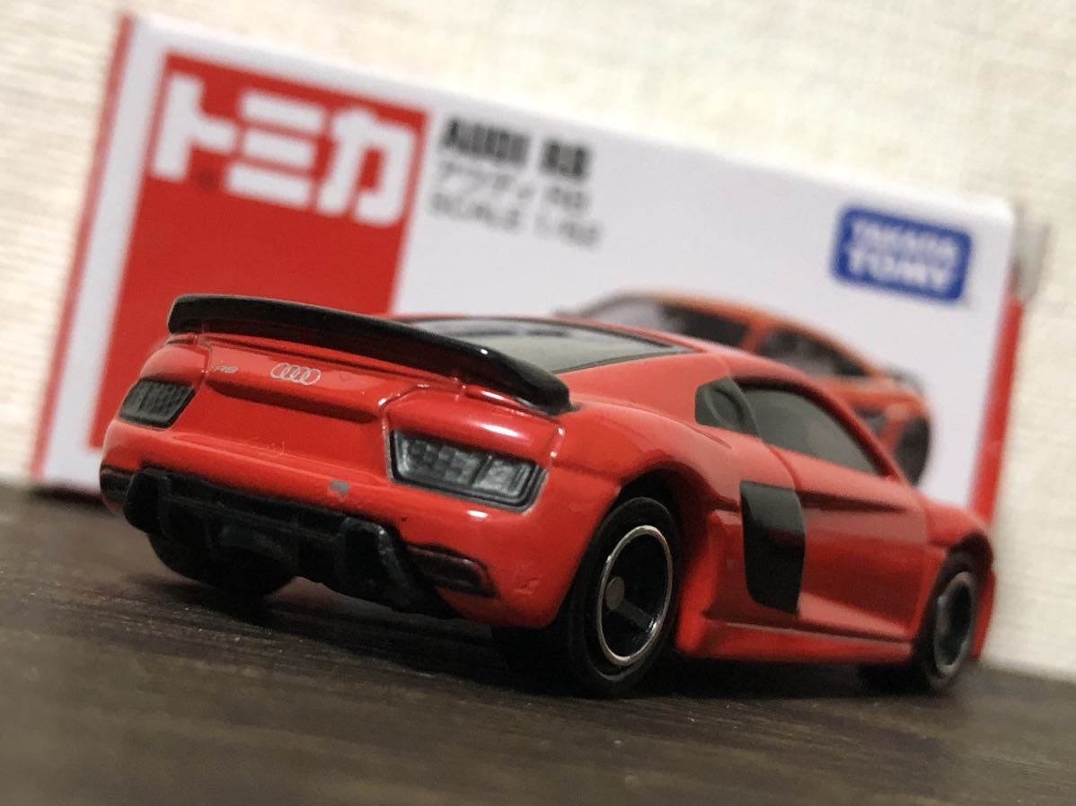 トミカ アウディ R8 赤色 廃盤ミニカー ホットウィール マジョレット まとめ買い歓迎です♪ 送料まとめて230円です♪_画像6