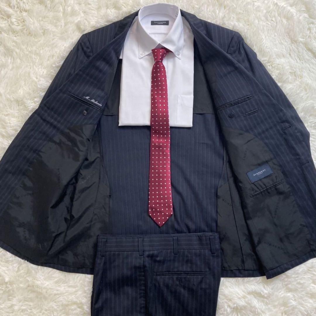 高品質HOT BURBERRY - 極美品☆バーバリー☆極上ブラックストライプ
