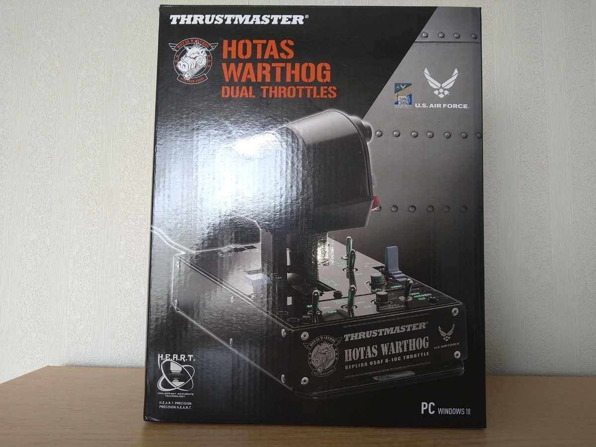 ■Thrustmaster スラストマスター HOTAS Warthog Dual Throttles フライトスティック対応 3D 磁気センサー (PC) (国内正規品)新品!!