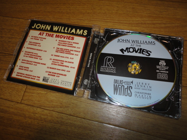 ♪SACD♪John Williams At The Movies♪ Dallas Winds Jerry Junkin Christopher Martin_画像2