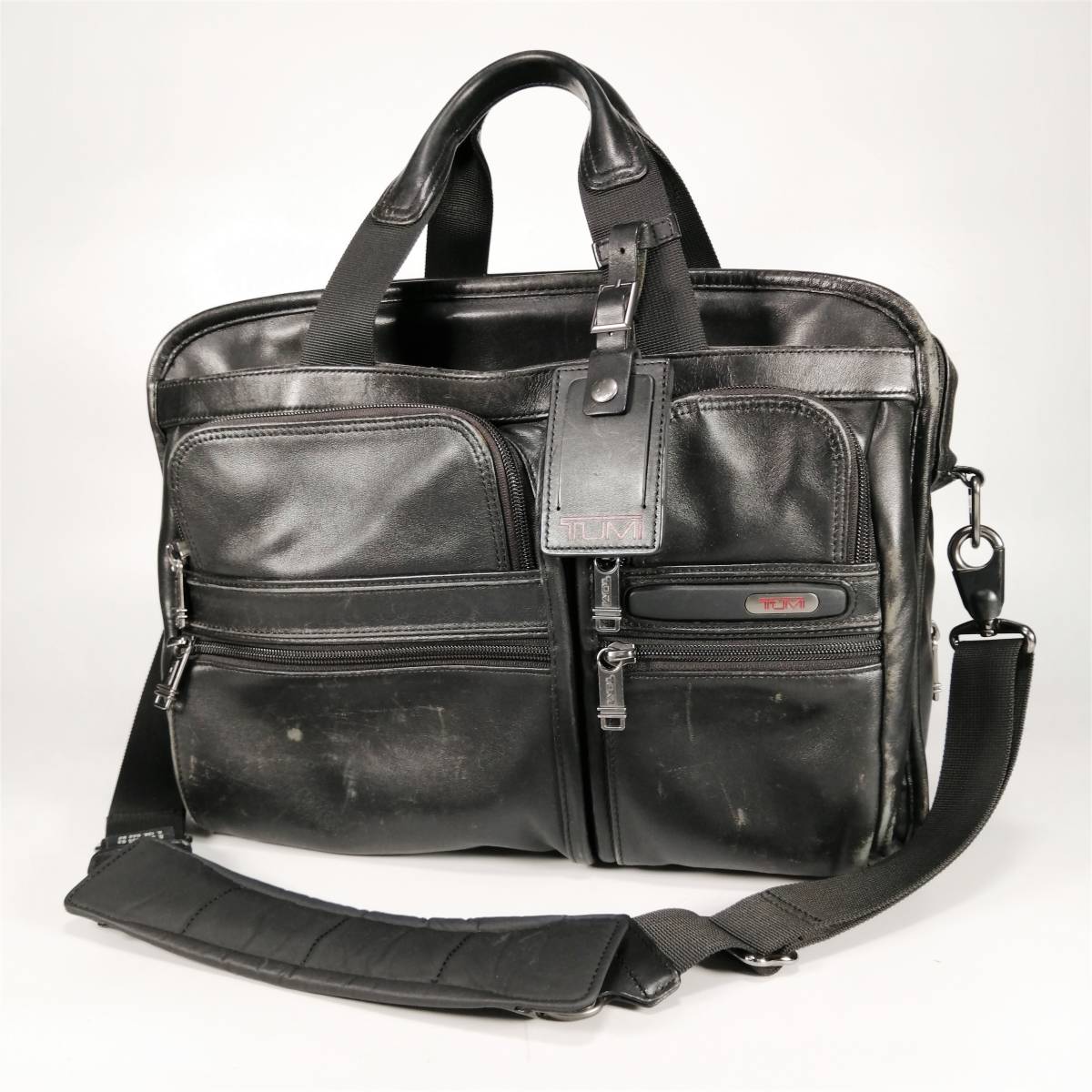 高価値セリー レザー 2WAY トゥミ TUMI ブリーフケース カバン 鞄 黒