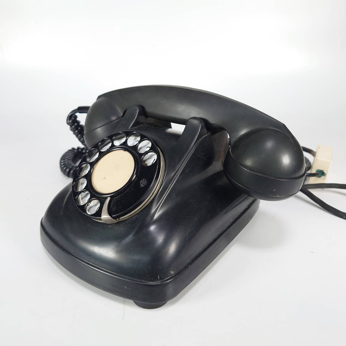  electro- electro- . company black telephone 4-A Japan electro- confidence telephone . company 72.Z Showa Retro telephone machine dial telephone antique Vintage present condition goods 