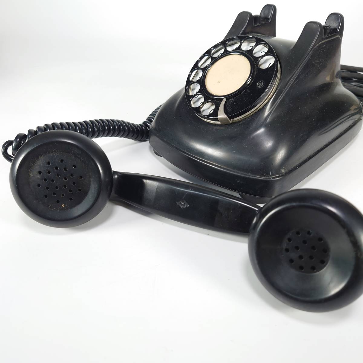  electro- electro- . company black telephone 4-A Japan electro- confidence telephone . company 72.Z Showa Retro telephone machine dial telephone antique Vintage present condition goods 