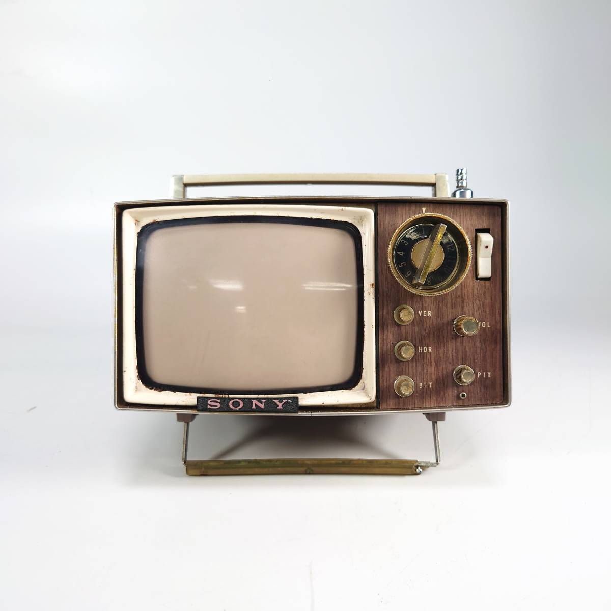 SONY トランジスタテレビ 5-205 アナログテレビ ブラウン管 昭和レトロ ヴィンテージ ソニー 当時物 現状品