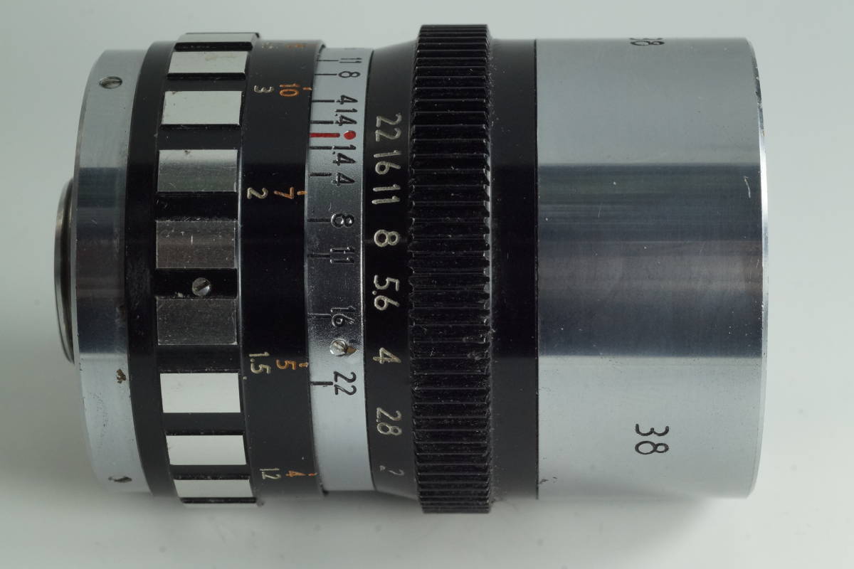 foxsmall03[並品 ]SANKYO 38mm F1.4 D-Mount CINE LENS 三協光機 サンキョー Dマウント シネレンズ ペンタックス PENTAX Qの画像5