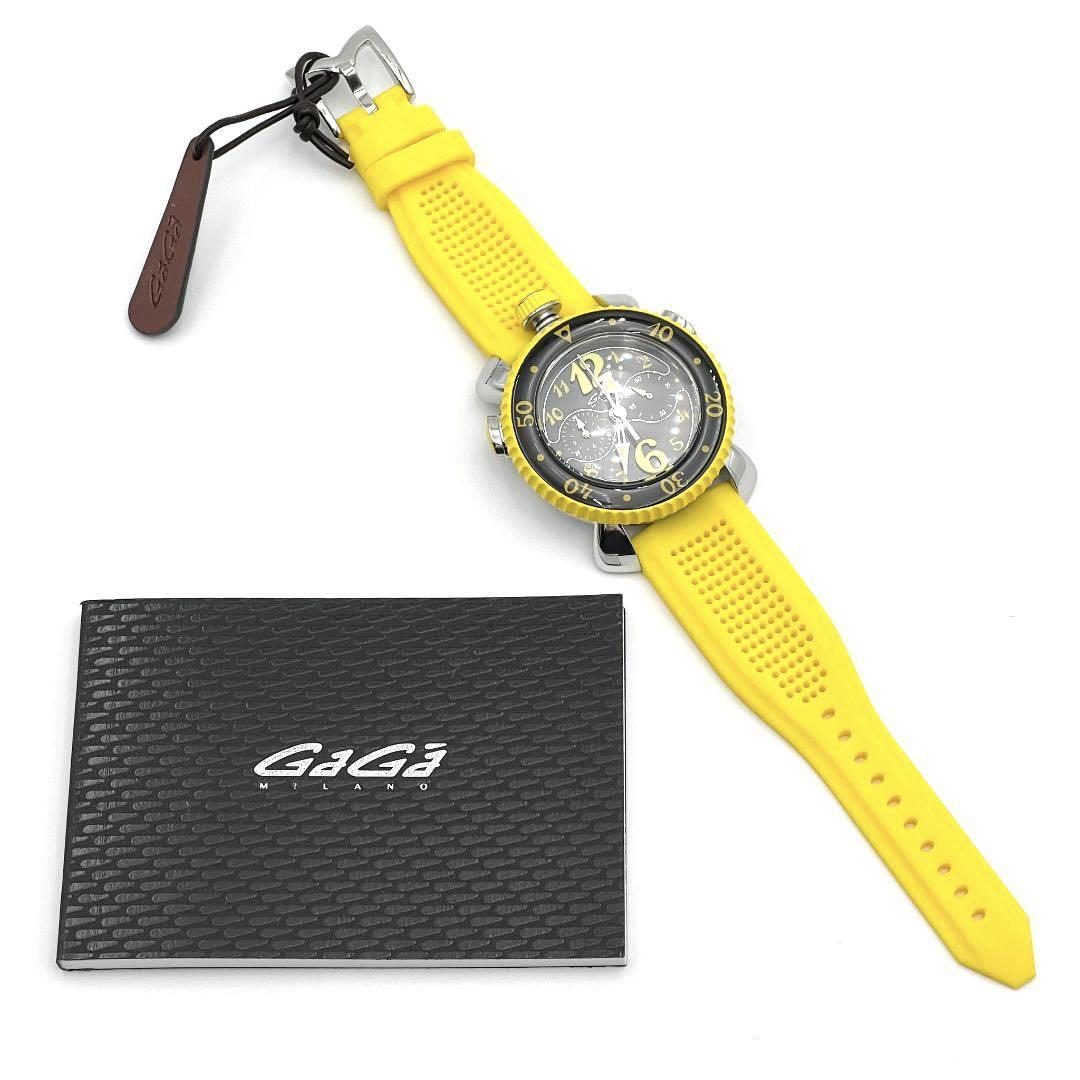 【定価20万・未使用品】ガガミラノ　Gaga Milano メンズ 時計　腕時計　クロノ　スポーツ