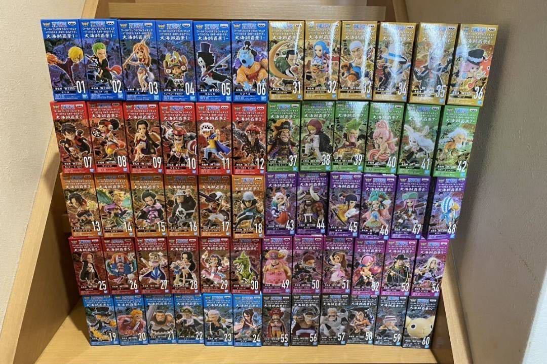 未開封 全60種 ONE PIECE ワンピース ワールドコレクタブルフィギュア