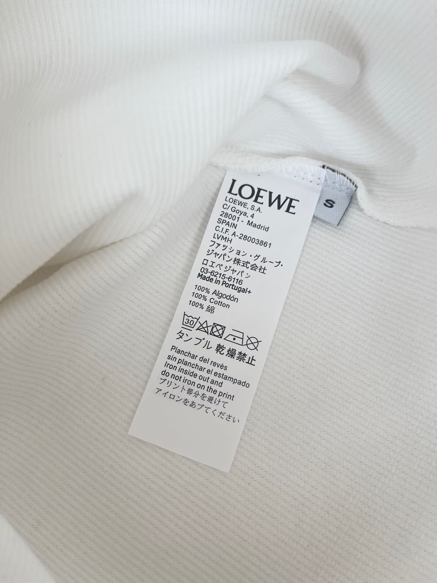 新品 loewe ロエベ アナグラム リブタンクトップ ホワイト S 新品 loewe ロエベ アナグラム リブタンクトップ ホワイト S
