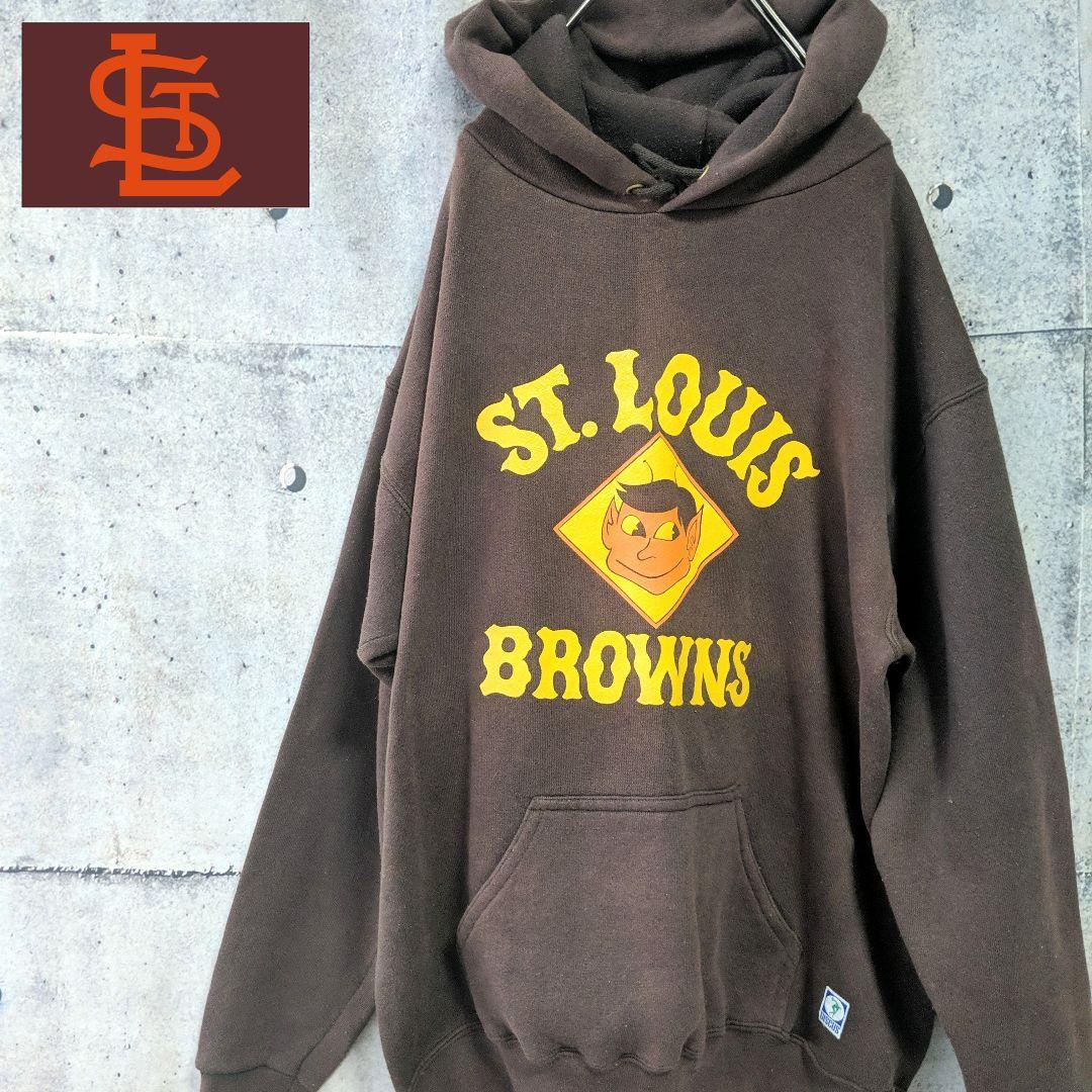 ST. LOUIS BROWNS セントルイス・ブラウンズ DISCUS ヴィンテージ パーカー フーディー ボルチモア・オリオールズ 復刻