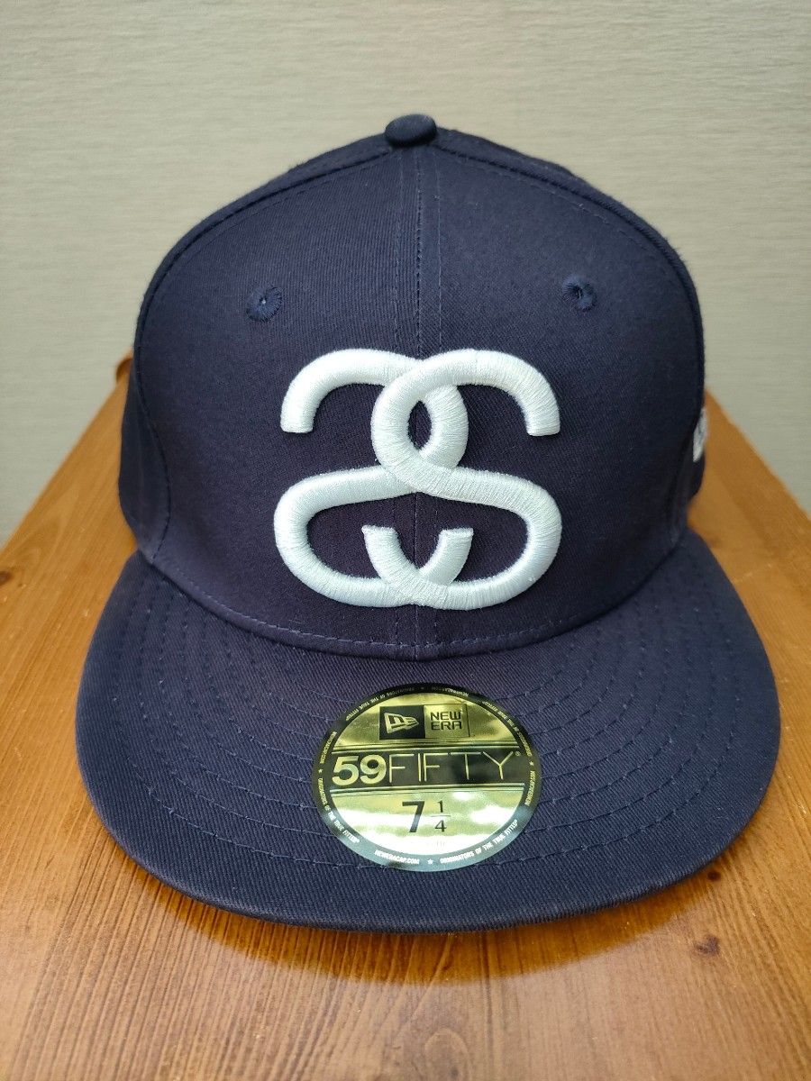 STUSSY × NEW ERA 59FIFTY 7 1/4 キャップ ニューエラ ステューシー