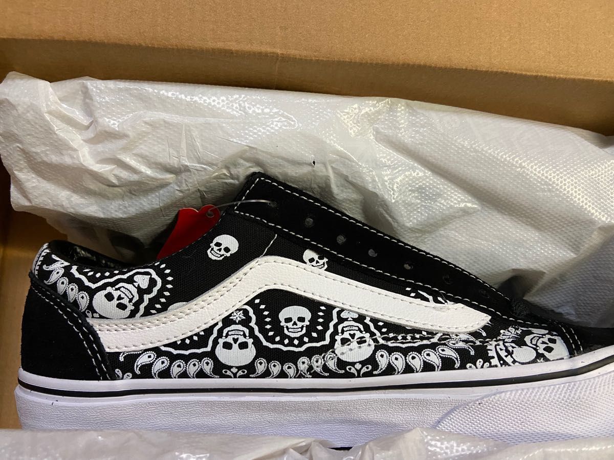 25cm vans<US企画>スカル×バンダナ オールドスクール|Yahoo 25cm vans<US企画>スカル×バンダナ オールドスクール|Yahoo