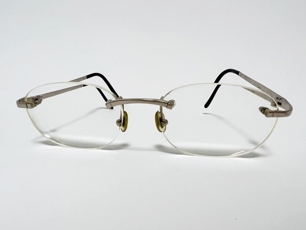 送料無料 Cartier カルティエ 眼鏡 めがね フレーム 750 K18 ダイヤ 度