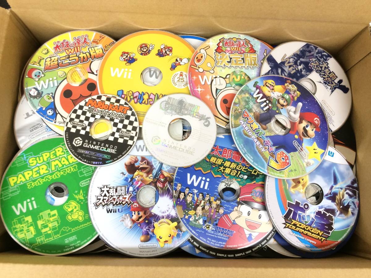 PS3/PS2/Wii/ゲームキューブなど ソフト ディスクのみ 約300枚 大量
