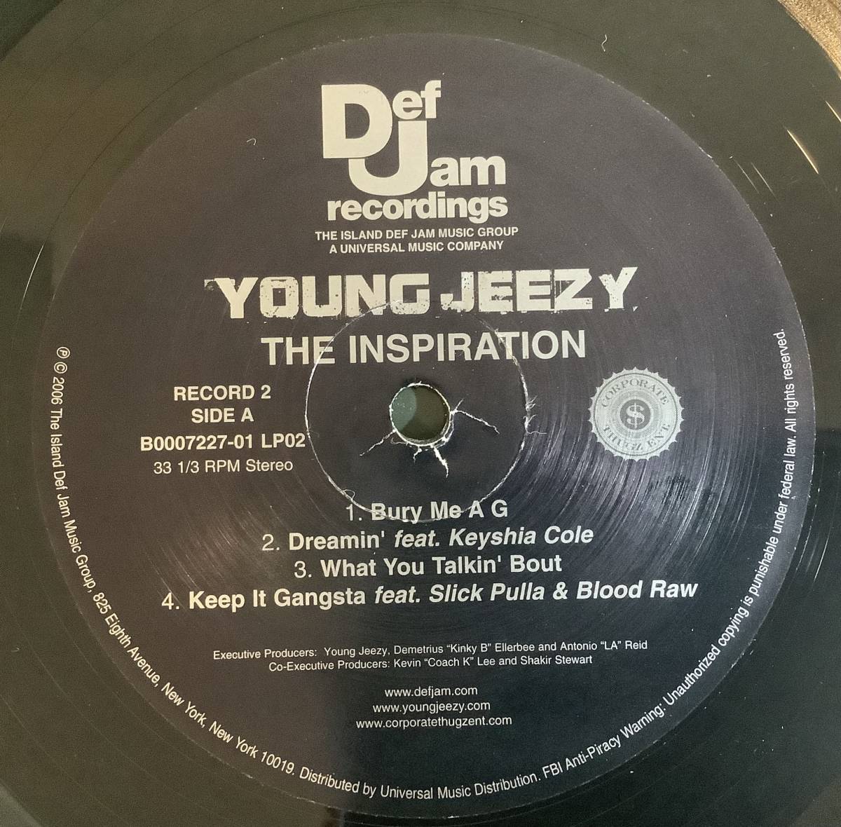 【送料込】【2006 US Original】Young Jeezy - The Inspiration 2LP_画像7