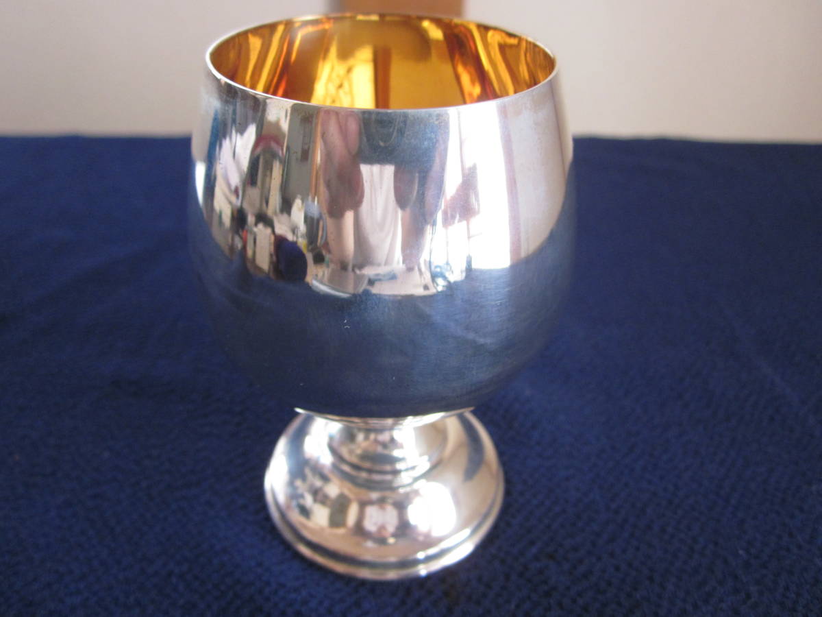 銀白蘭地杯約63克    原文:銀製　ブランデーカップ　約６３ｇ
