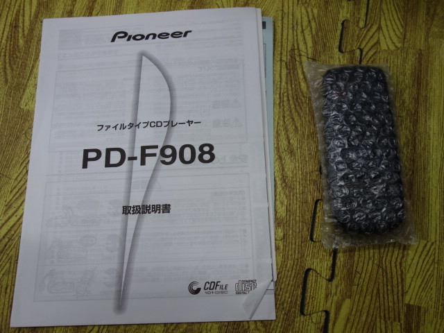 PIONEER PD-F908 101張文件類型CD播放器 原文:PIONEER PD-F908 101枚ファイルタイプCDプレイヤー