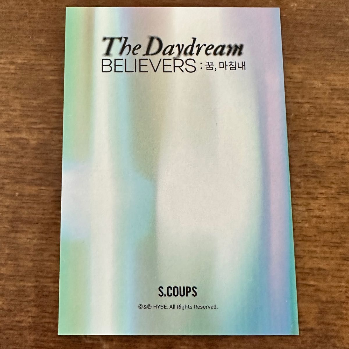 SEVENTEEN エスクプス ソウル HYBE展示会公式グッズ トレカ SEVENTEEN エスクプス ソウル HYBE展示会公式グッズ トレカ