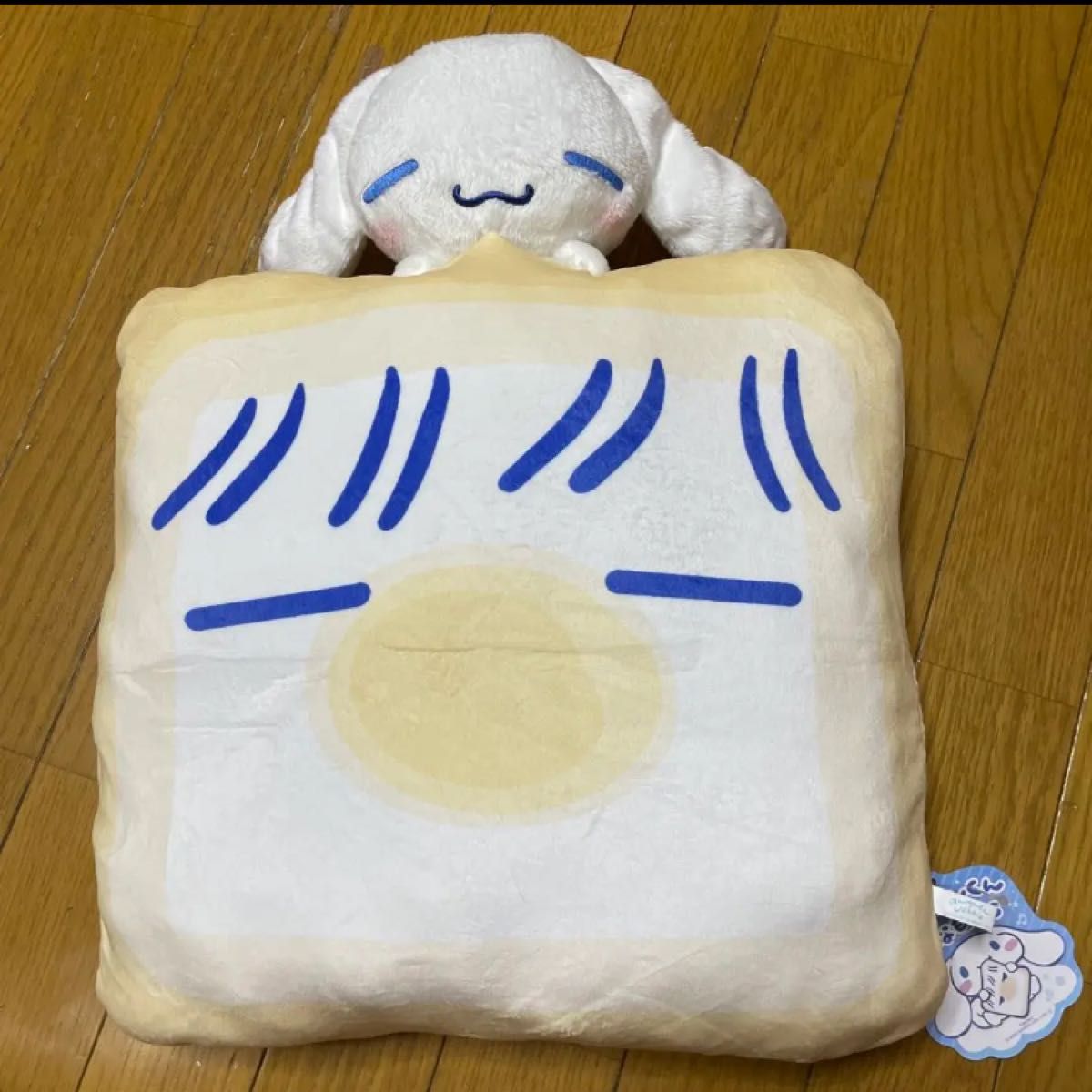 はんぺんくん×シナモロール はんぺんくんと一緒もちもちクッション