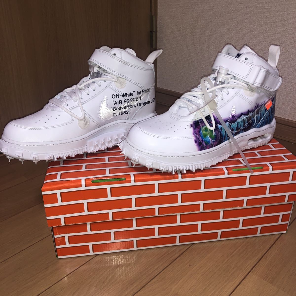 Off-White Nike Air Force 1 Mid Graffiti | JChere雅虎拍卖代购