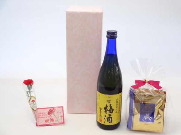  Mother's Day plum wine set .. establish ..( drip pack 5 pack )(book@. sake structure star . no addition on etc. plum wine 720ml Kagoshima prefecture ])