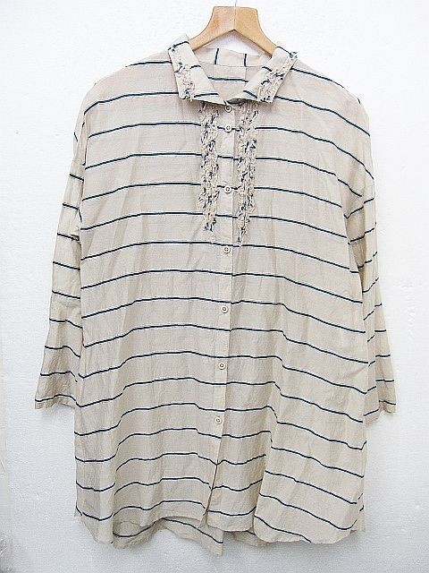 豊富なギフト ブラウス ロングシャツ シルク麻混 センソユニコ io comme io 【美品】イオコムイオ チュニック M■L27199SSS24-303 ベージュ系 ボーダー Mサイズ 豊富なギフト ブラウス ロングシャツ シルク麻混 センソユニコ io comme io 【美品】イオコムイオ チュニック M■L27199SSS24-303 ベージュ系 ボーダー Mサイズ
